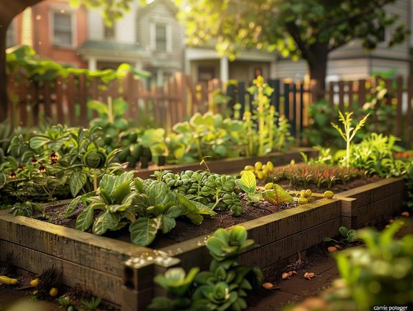 Cultivez facilement avec un carré potager