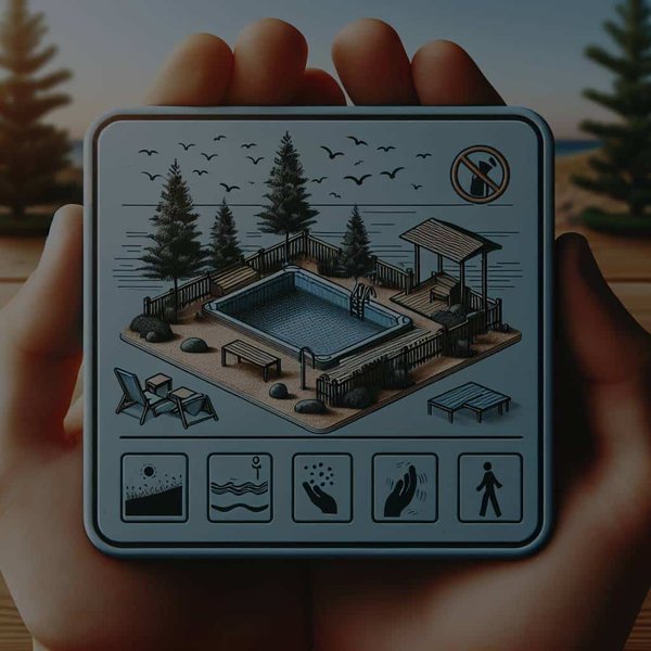 Quelle est la réglementation concernant l'installation d'une piscine hors-sol dans une zone protégée ?